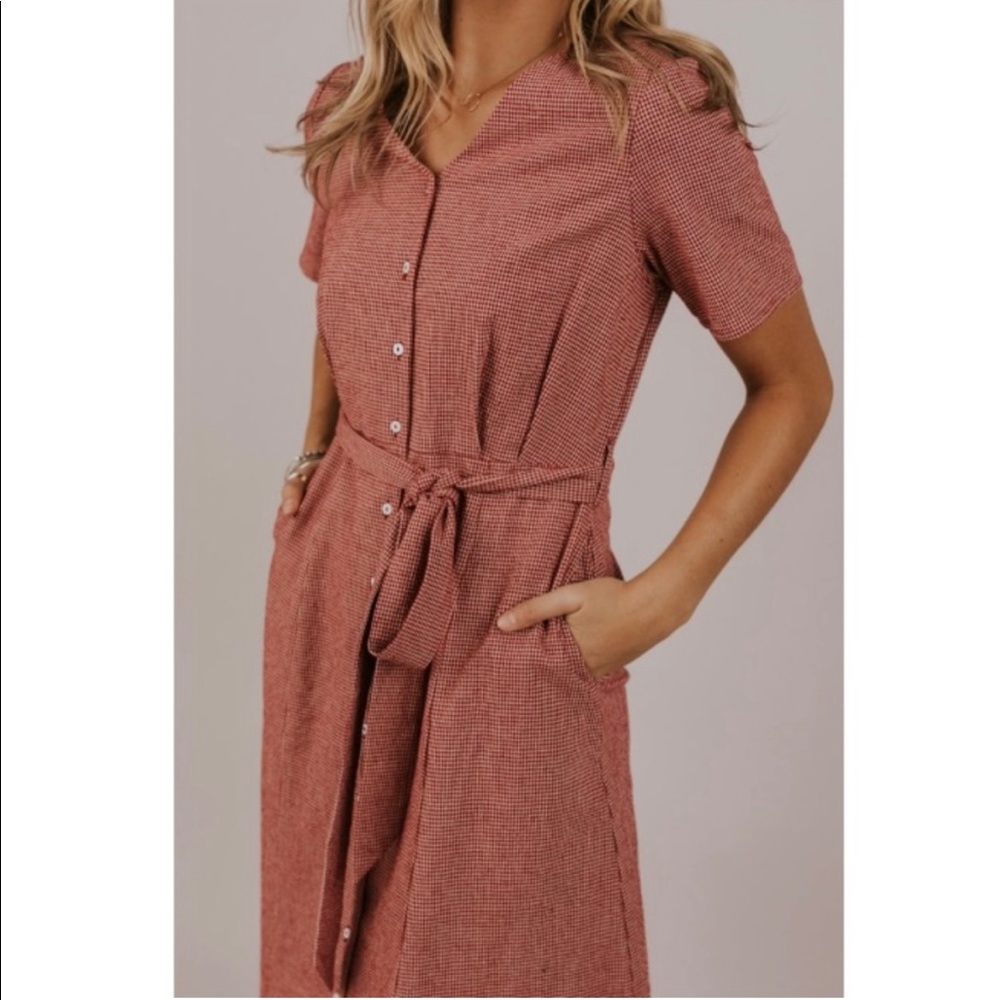 NWT Roolee “Tanya” Plaid Dress